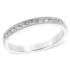 14K White Gold Diamond Wedding Band