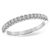14K White Gold .25 Carat Diamond Wedding Band