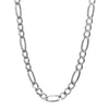 Sterling Silver 4.7mm Figaro Chain Necklace