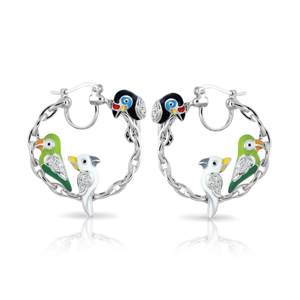 Sterling Silver Aviary Earrings