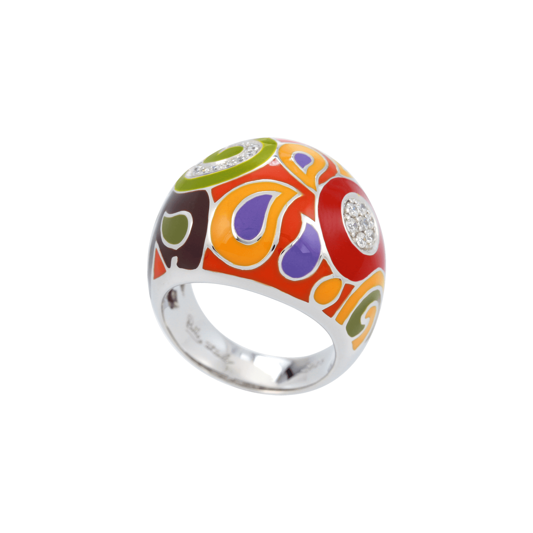 Sterling Silver Paisley Ring