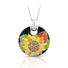 Sterling Silver Sunflower Pendant