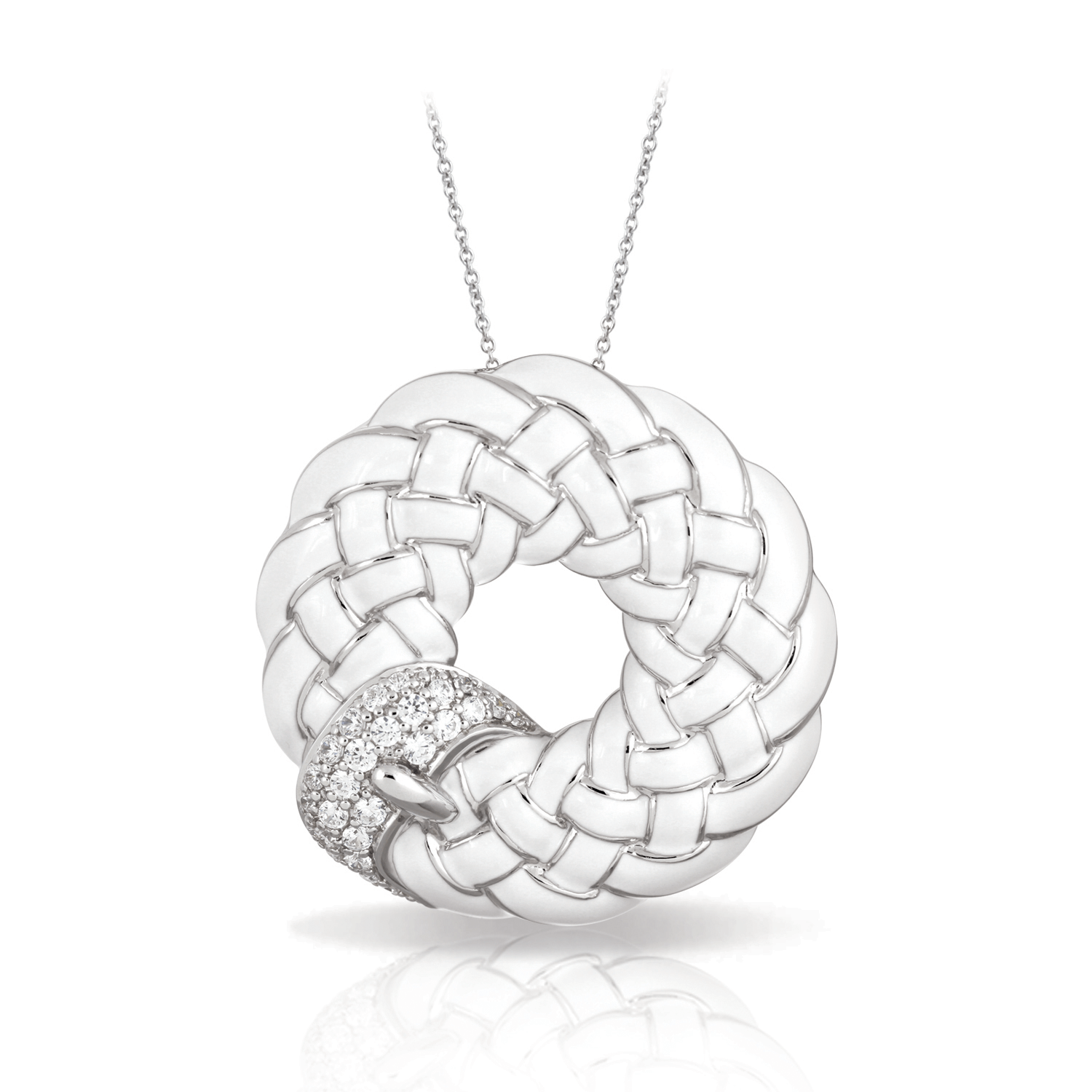 Sterling Silver Treccia Pendant
