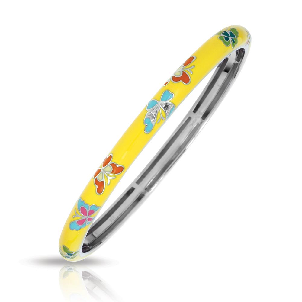 Sterling Silver Butterfly Bangle