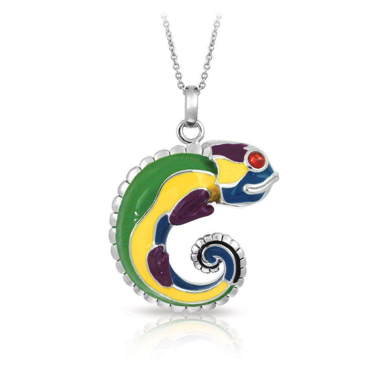 Sterling Silver Chameleon Pendant