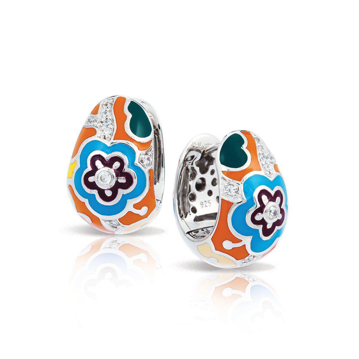 Sterling Silver Cherry Blossom Earrings