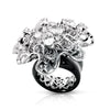 Sterling Silver Corsage Ring