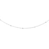 14K White Gold .25 Carat Diamonds by the Yard Necklace