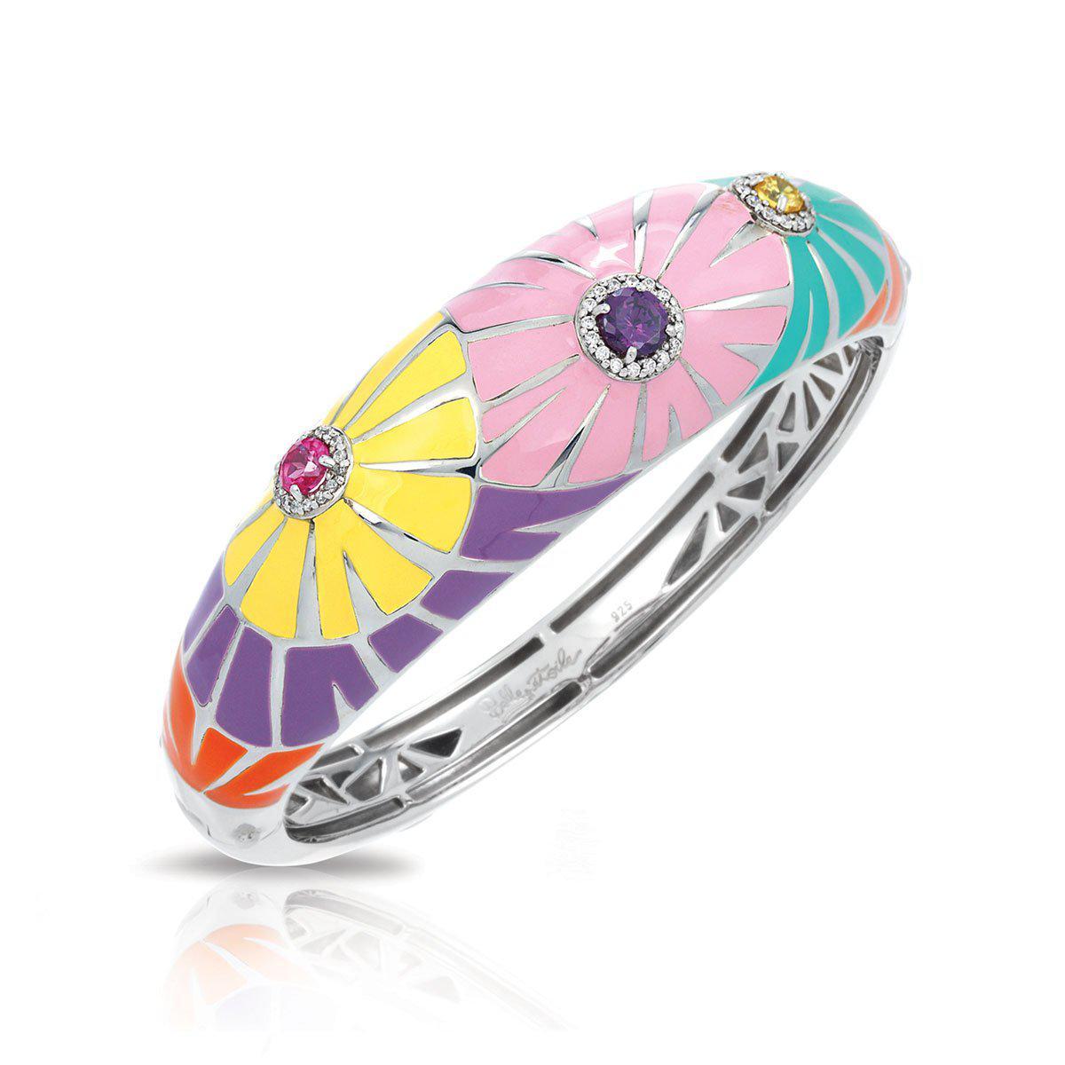 Sterling Silver Dandelion Bangle