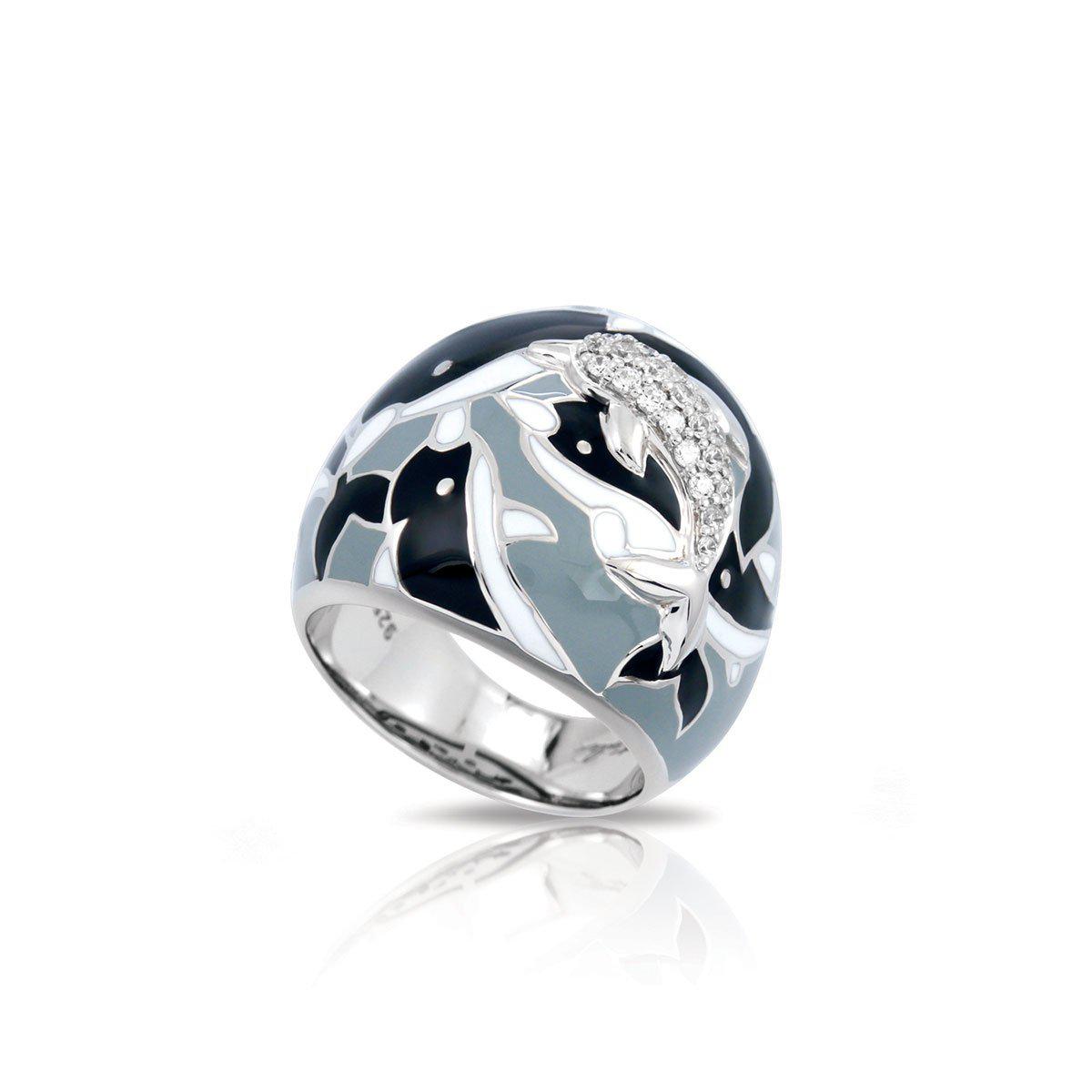 Sterling Silver Delfino Ring