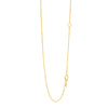 14K Yellow Gold 1.1mm Extendable Chain Necklace