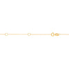 14K Yellow Gold 1.3mm Double Extendable Piatto Chain Necklace