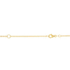 14K Yellow Gold 1.2mm Extendable Chain Necklace