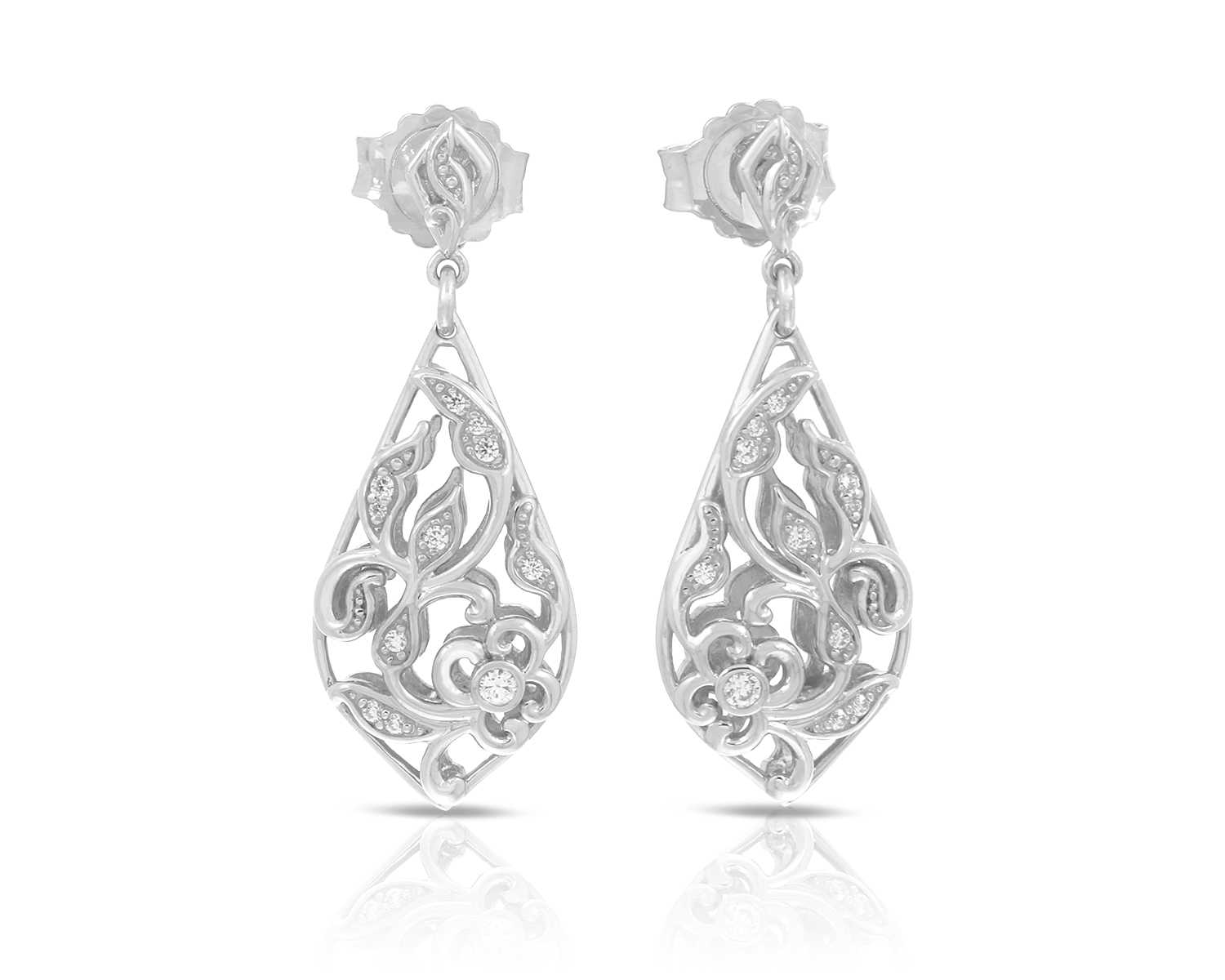 Sterling Silver Empress Earrings