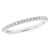 14K White Gold .15 Carat Diamond Wedding Band