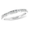 14K White Gold .25 Carat Channel Set Diamond Wedding Band