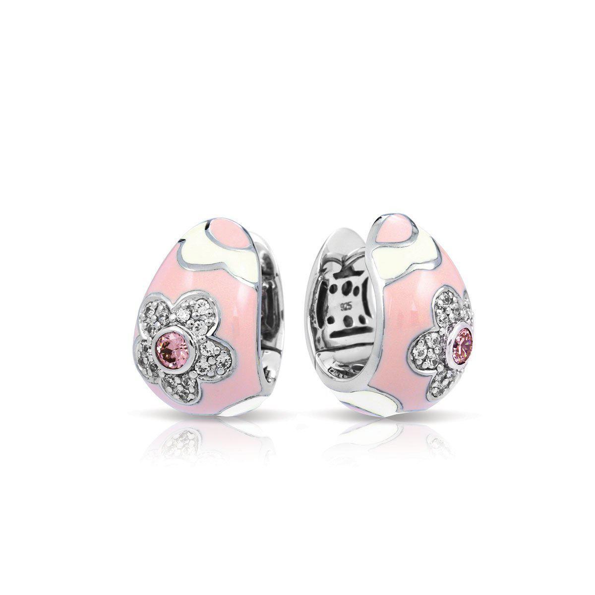 Sterling Silver Fleur Earrings