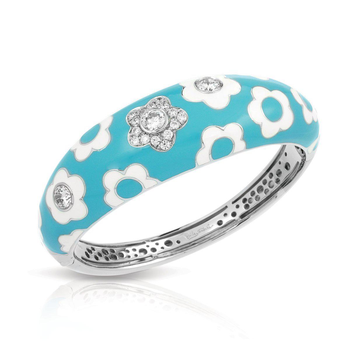 Sterling Silver Fleur Bangle