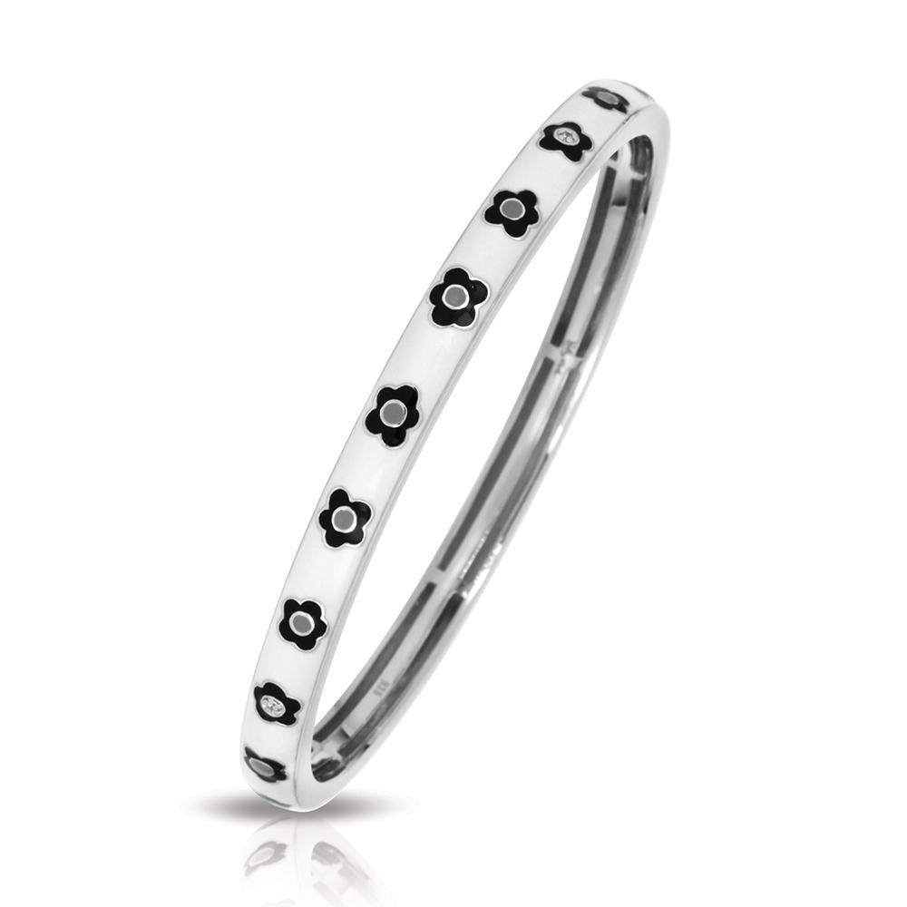 Sterling Silver Flora Bangle