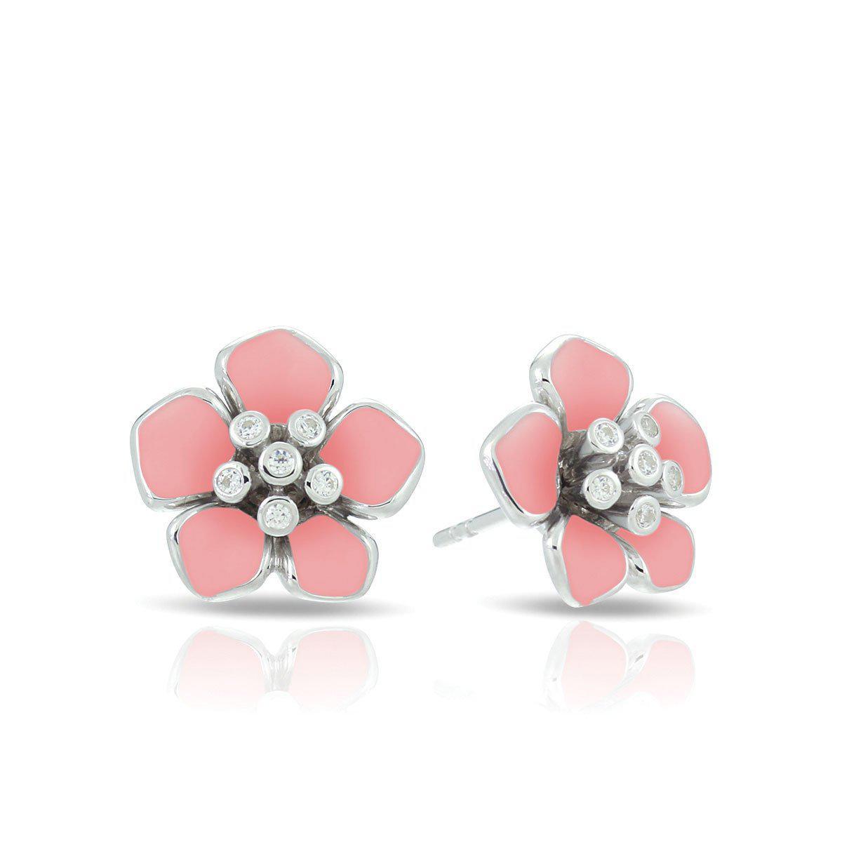 Sterling Silver Forget Me Not Earrings