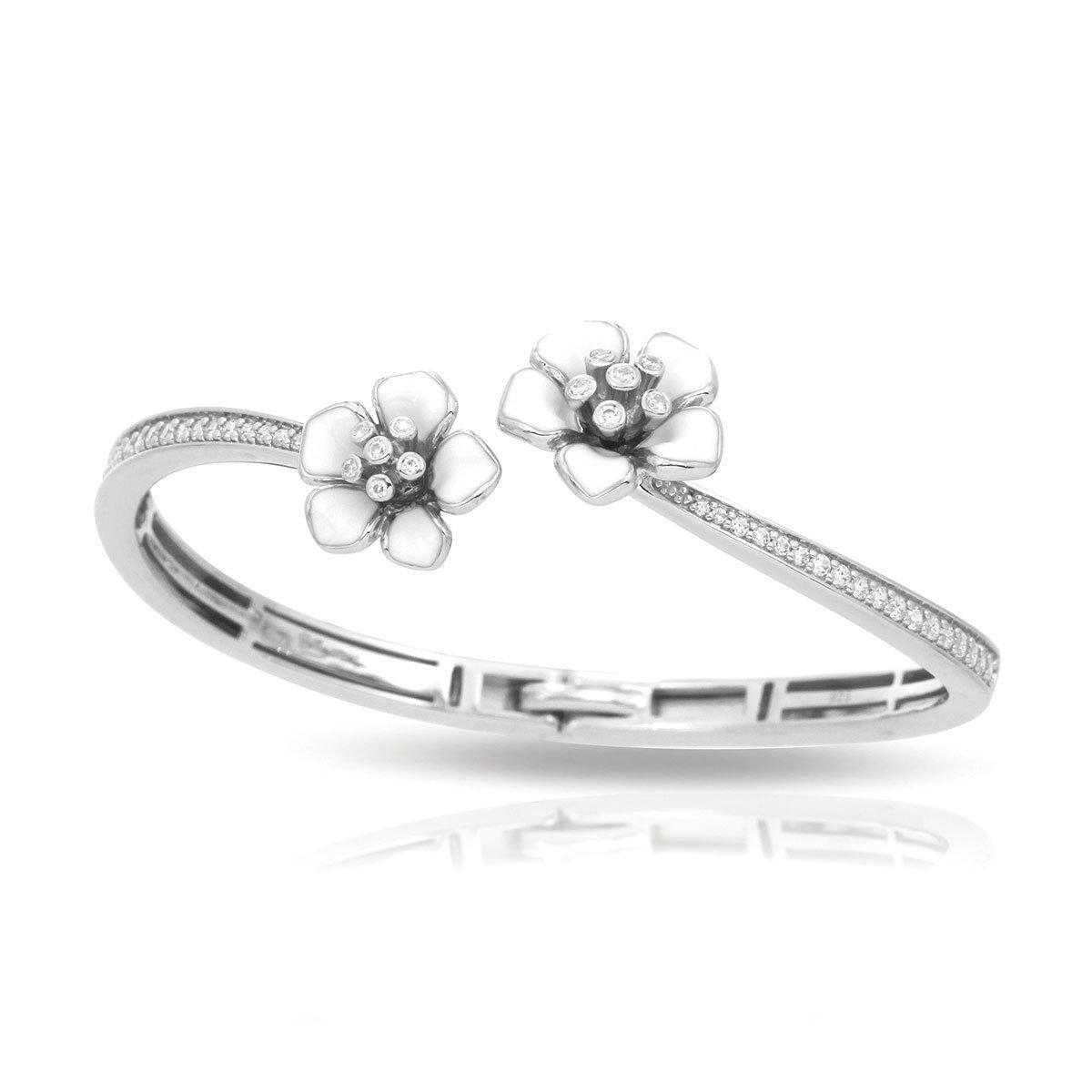 Sterling Silver Forget Me Not Bangle