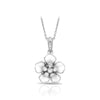Sterling Silver Forget Me Not Pendant