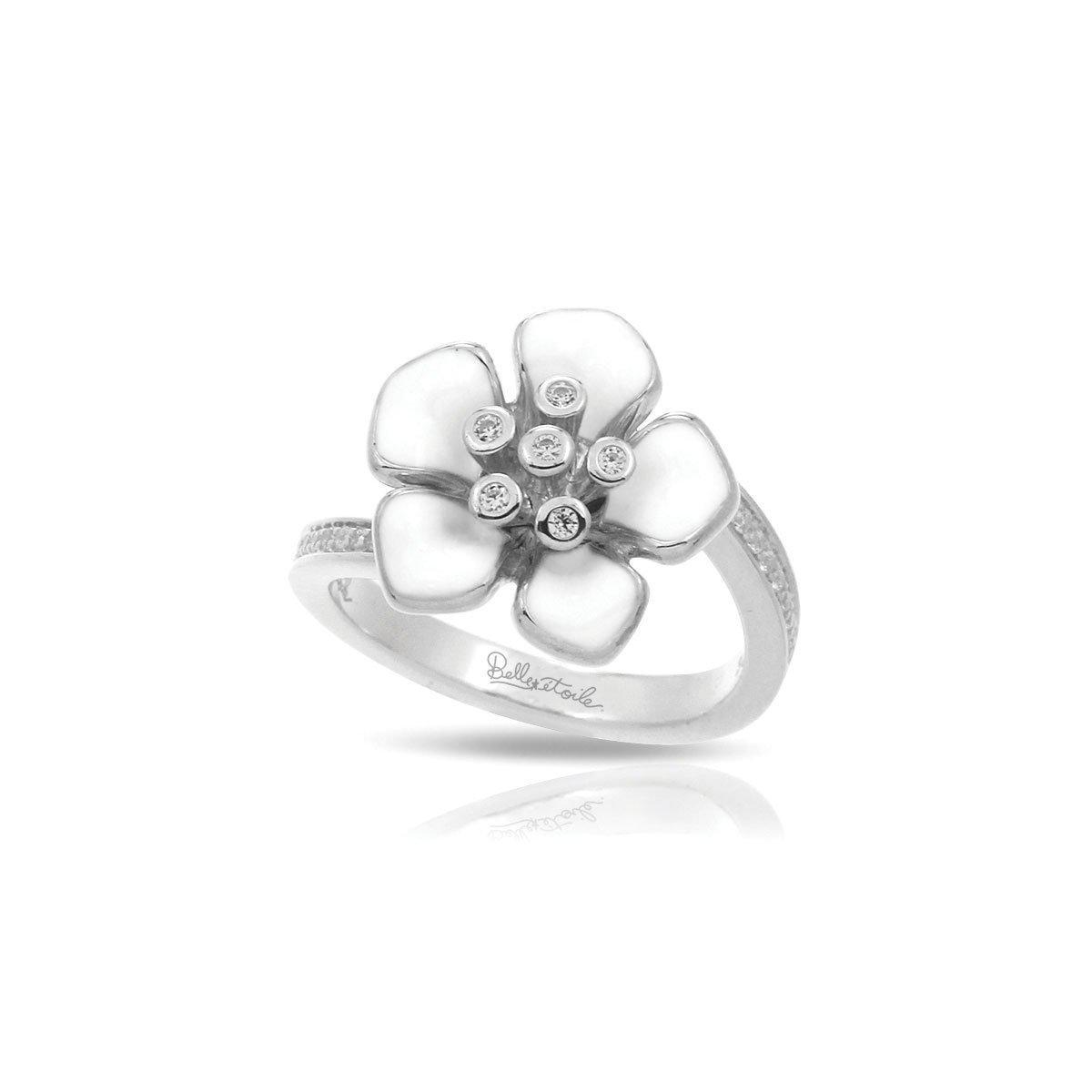Sterling Silver Forget Me Not Ring