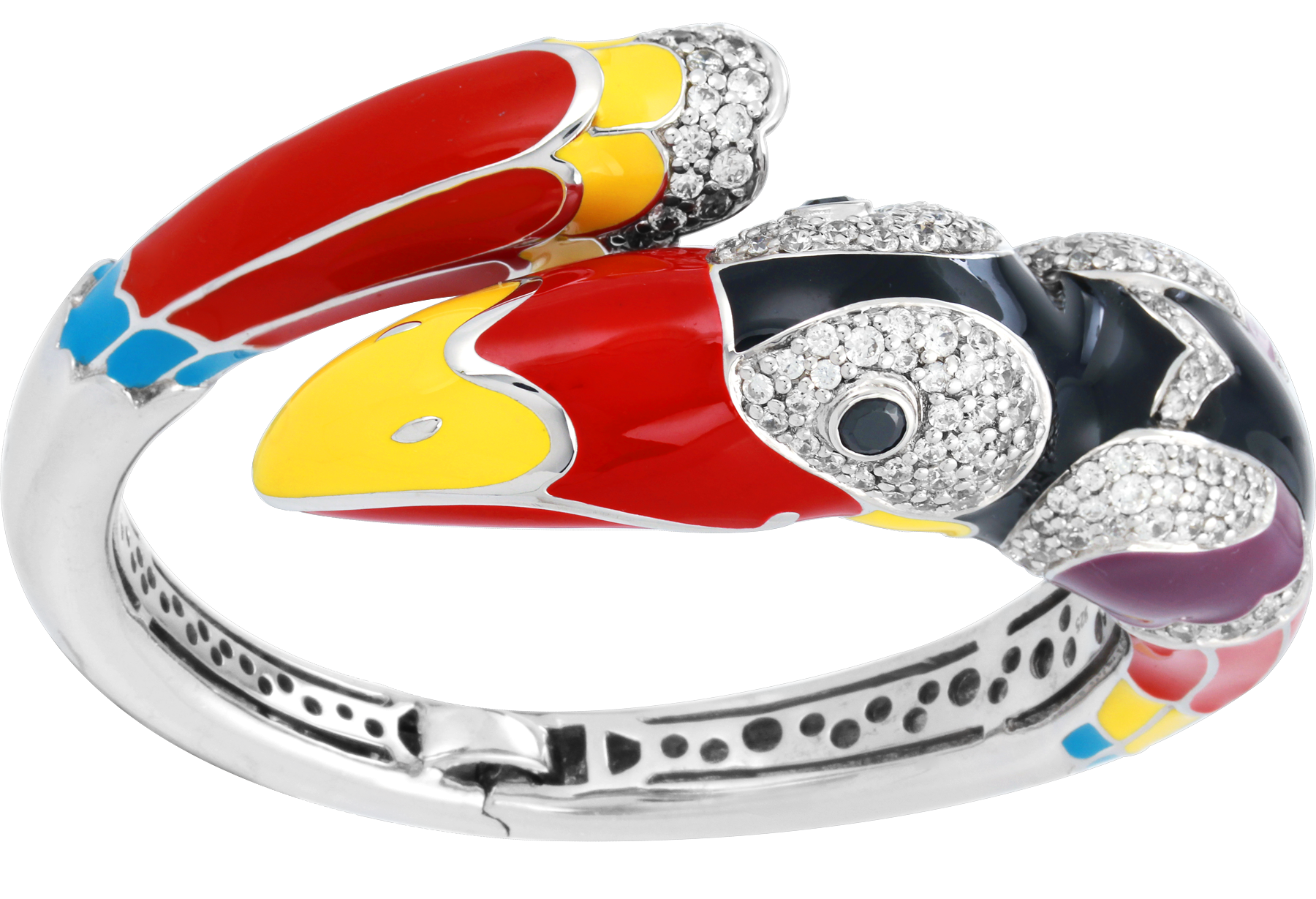 Sterling Silver Toucan Bangle