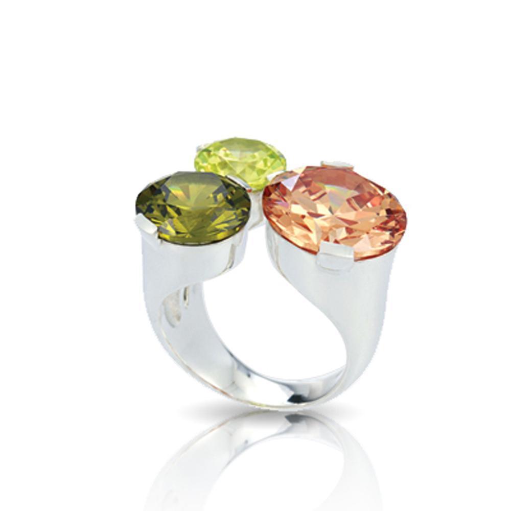 Sterling Silver Tres Chic Ring