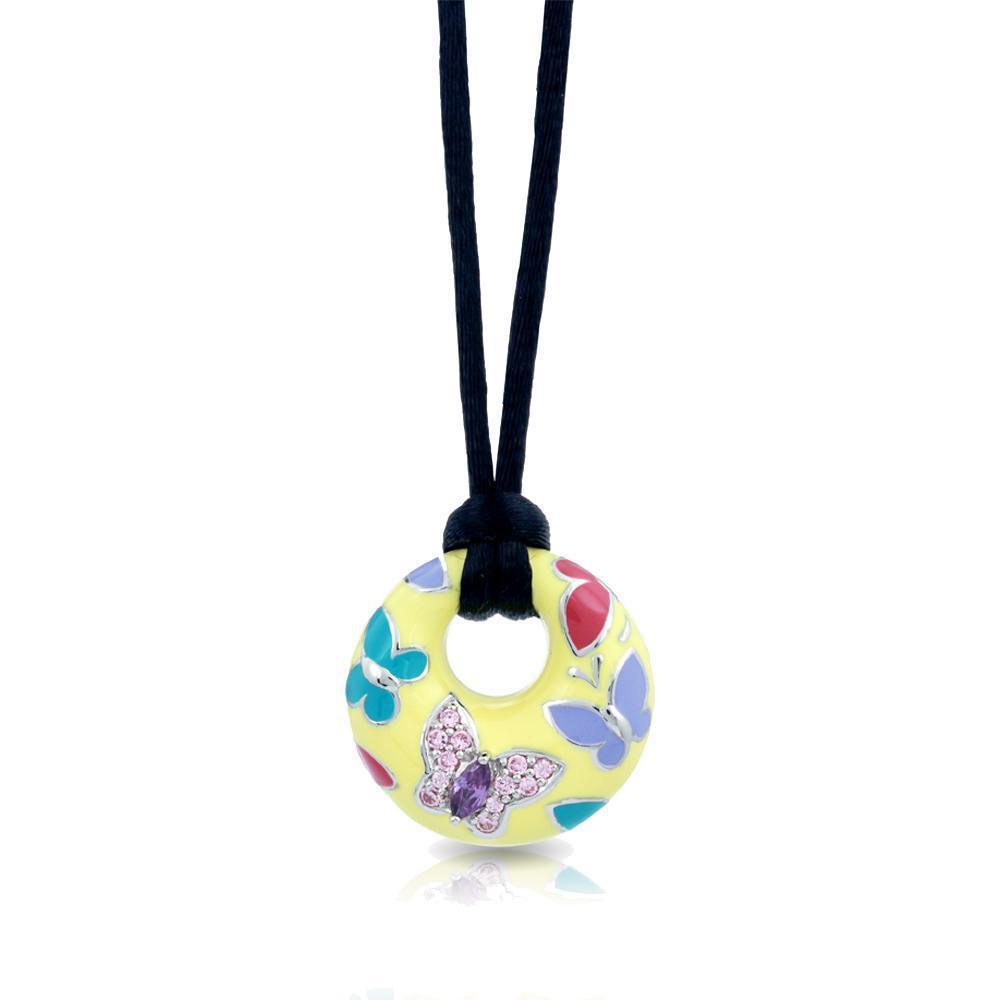 Sterling Silver Papillon Pendant