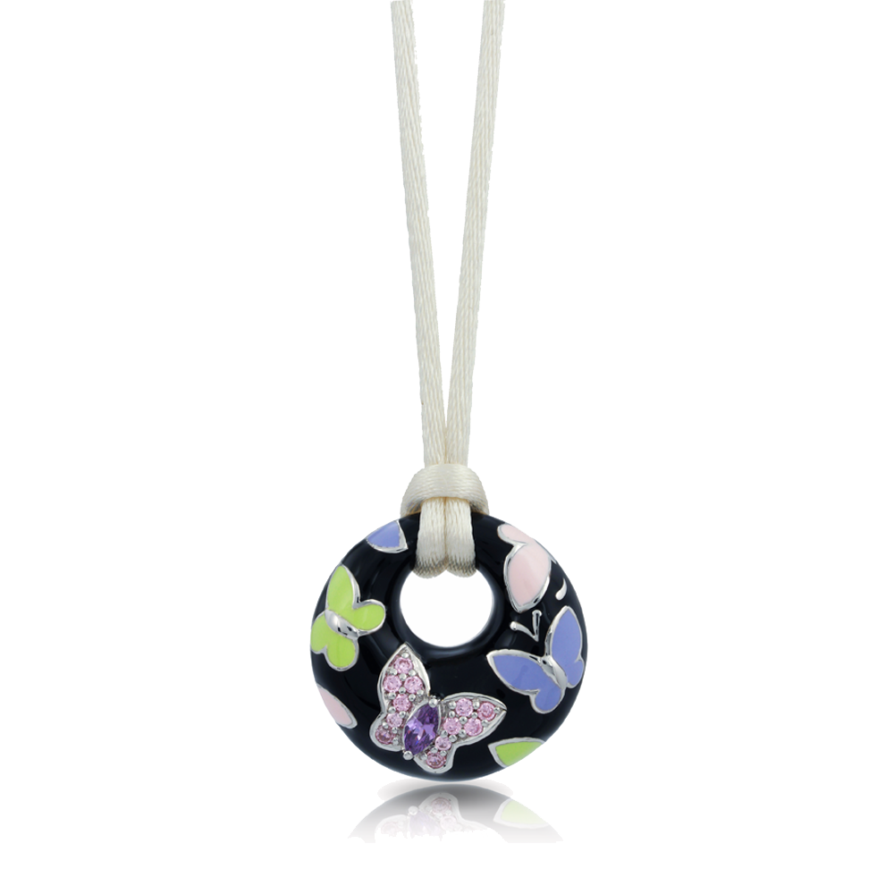 Sterling Silver Papillon Pendant