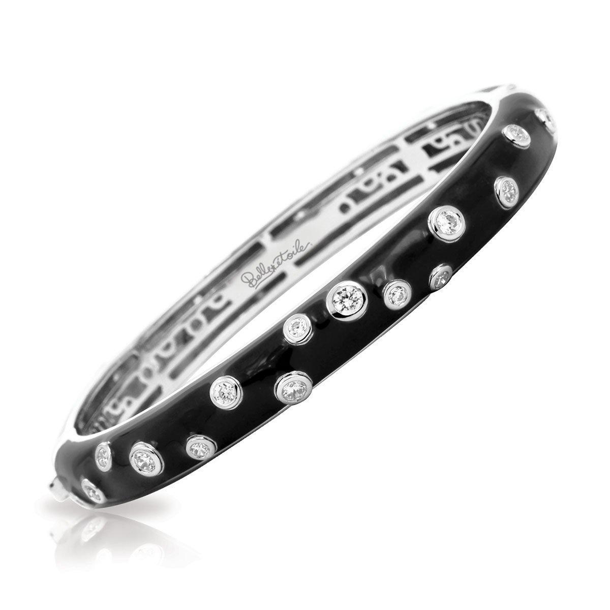 Sterling Silver Glitter Bangle