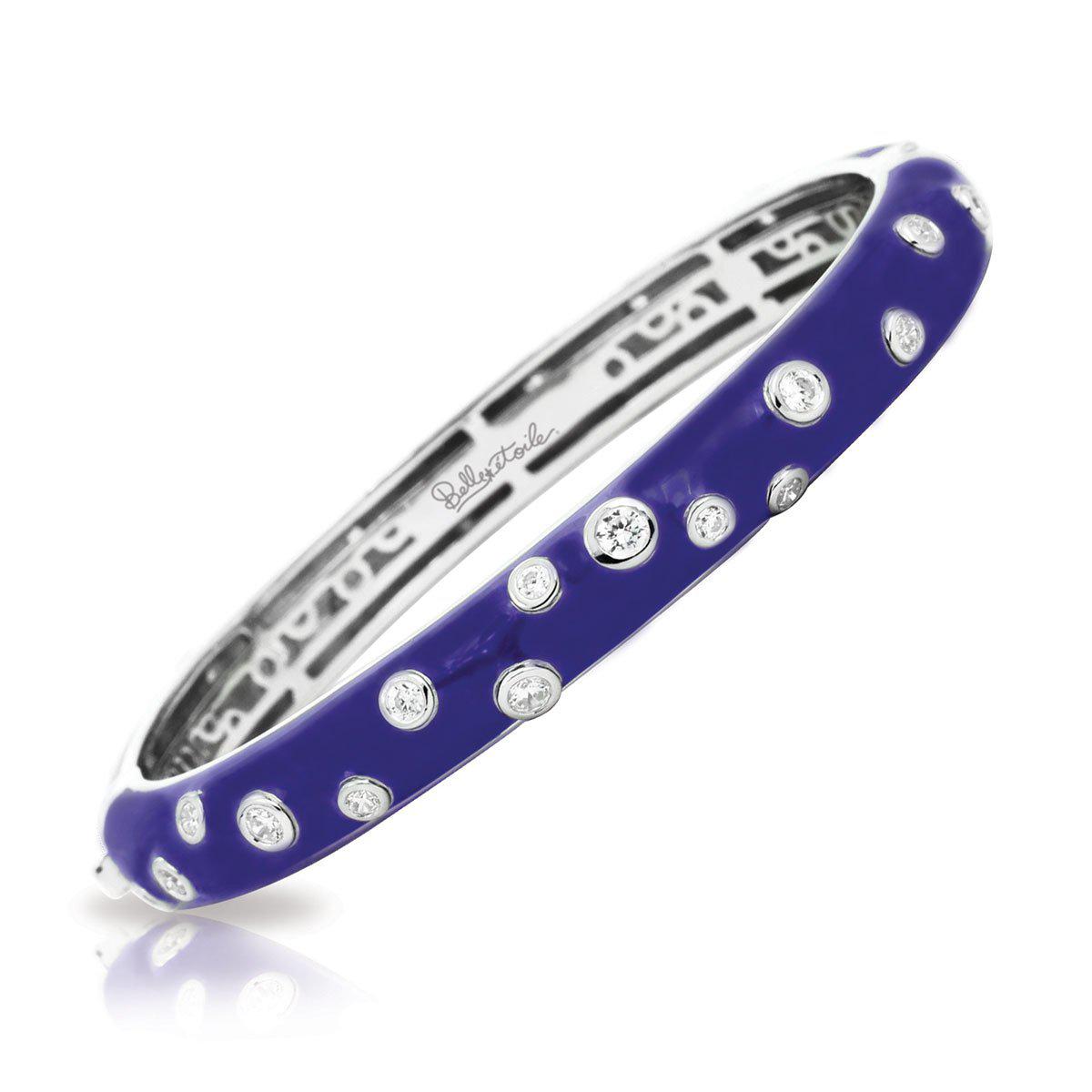 Sterling Silver Glitter Bangle