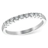 Classic 14K White Gold .25 Carat Shared-Prong Diamond Wedding Band