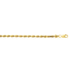 14K Yellow Gold 3.2mm Lite Rope Chain Necklace