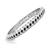 Sterling Silver Harlequin Bangle