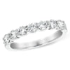 Classic 14K White Gold .75 Carats Shared-Prong Diamond Wedding Band