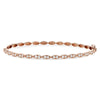 14K Rose Gold Diamond Bangle Bracelet