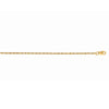 14K Yellow Gold .95mm Machine Rope Chain Necklace