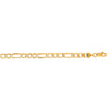 14K Yellow Gold 5.6mm Lite Figaro Chain Necklace
