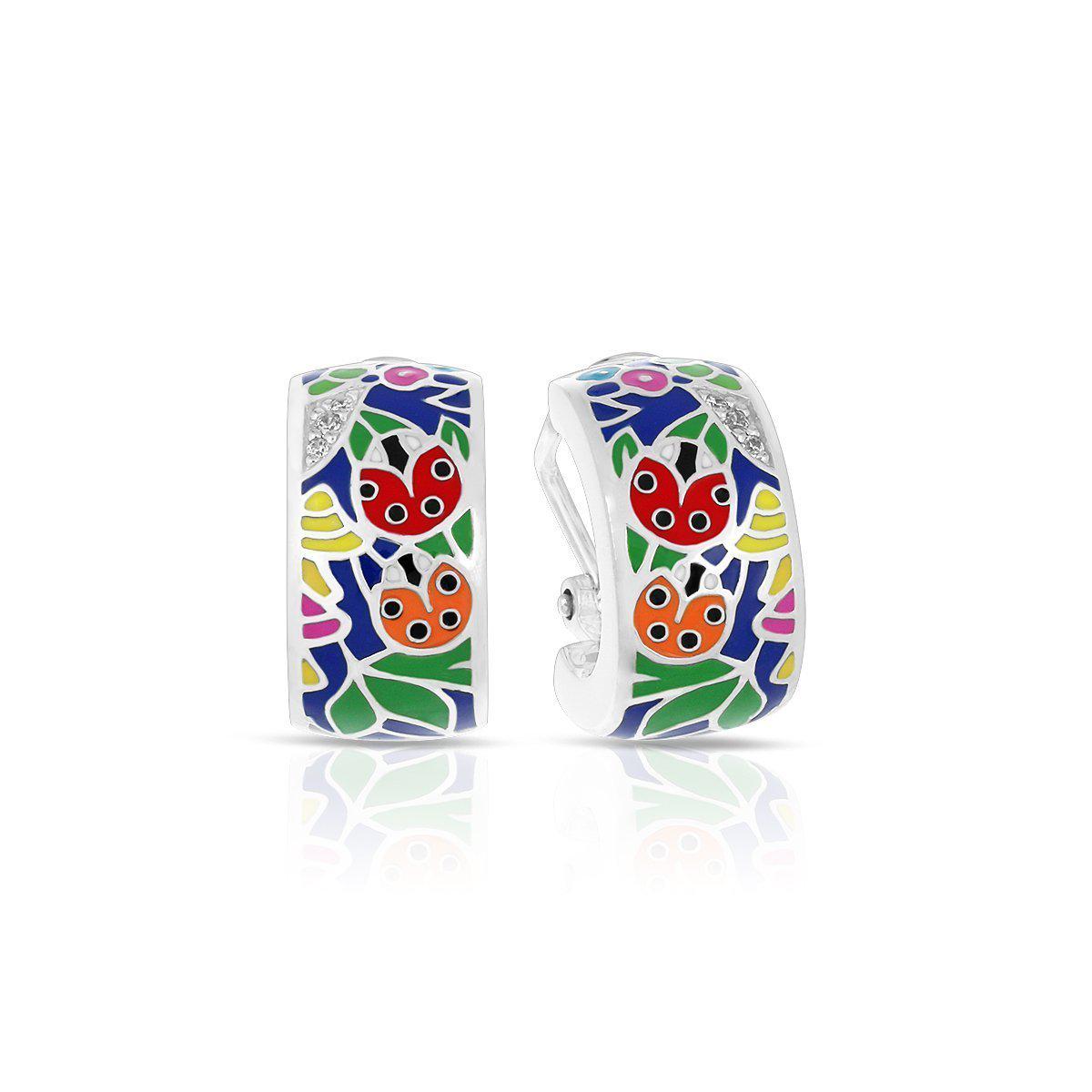 Sterling Silver Ladybug Earrings