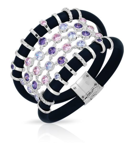 Sterling Silver Lattice Bangle