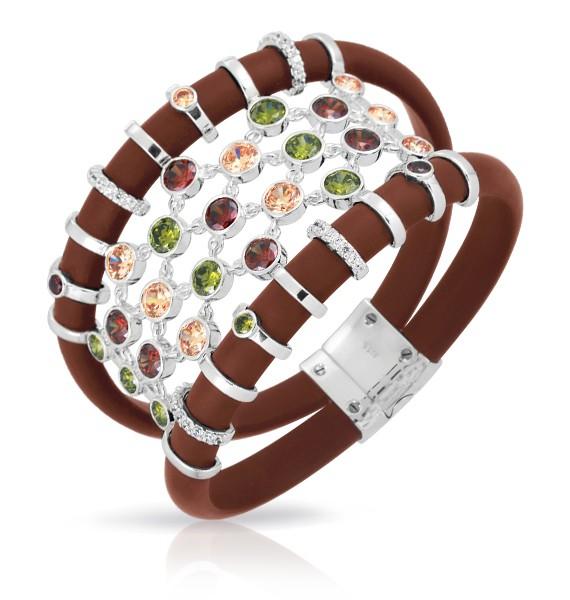 Sterling Silver Lattice Bangle