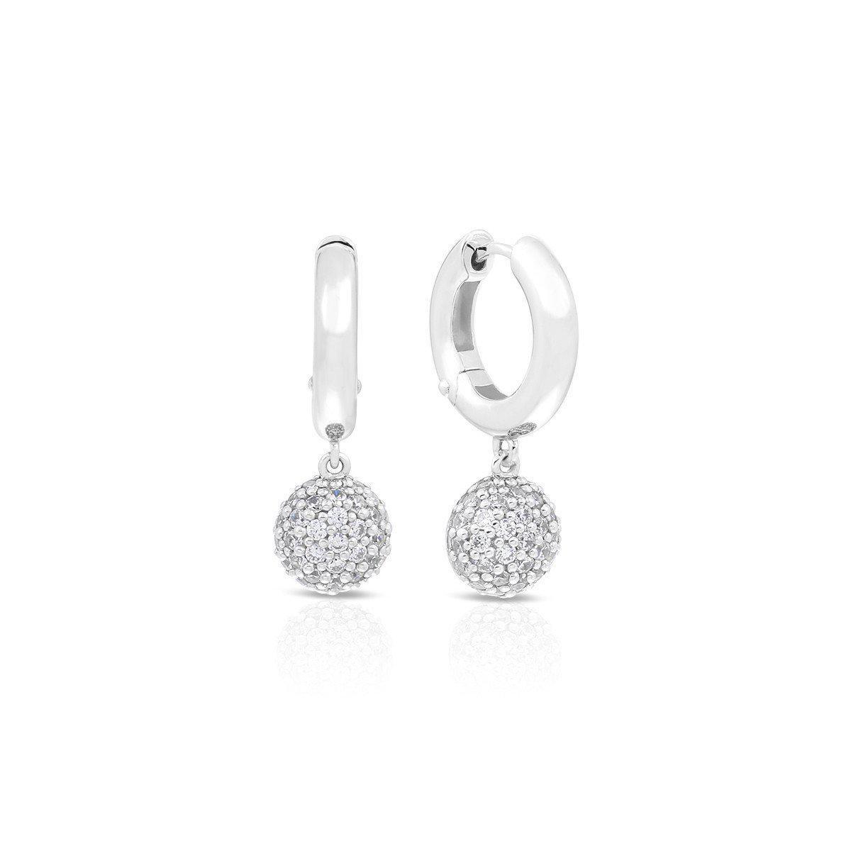 Sterling Silver Lunetta Earrings