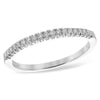 Classic 14K White Gold Diamond Wedding Band