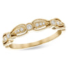 14K Yellow Gold Diamond Wedding Band