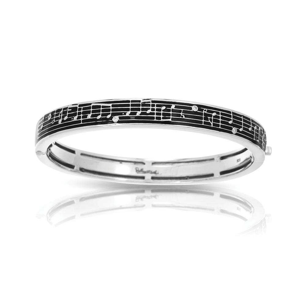 Sterling Silver Melody Bangle