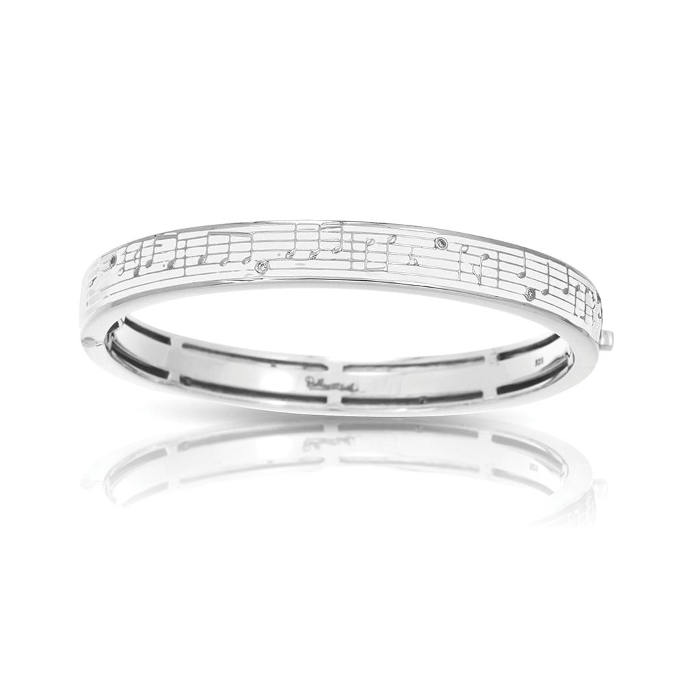 Sterling Silver Melody Bangle