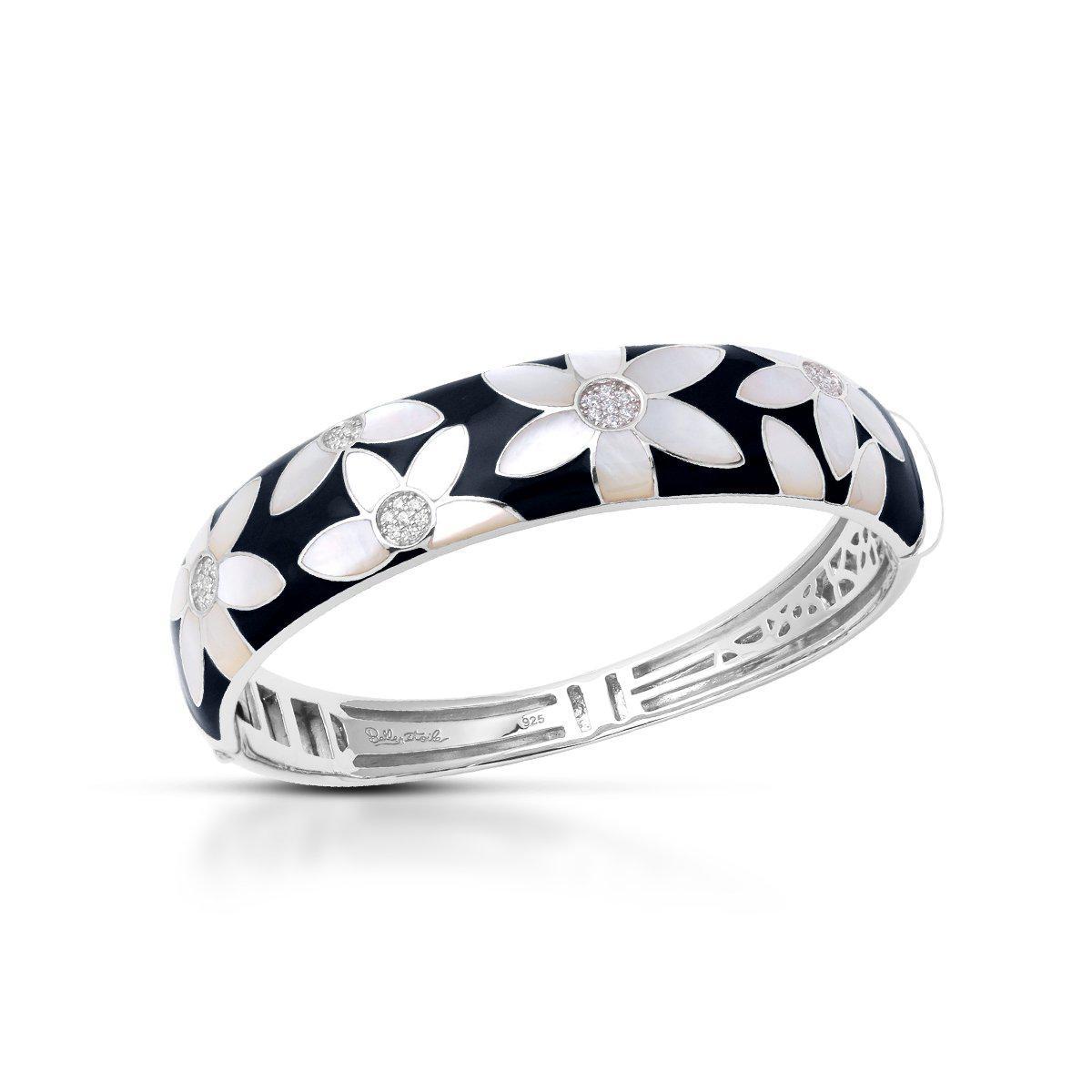 Sterling Silver Moonflower Bangle