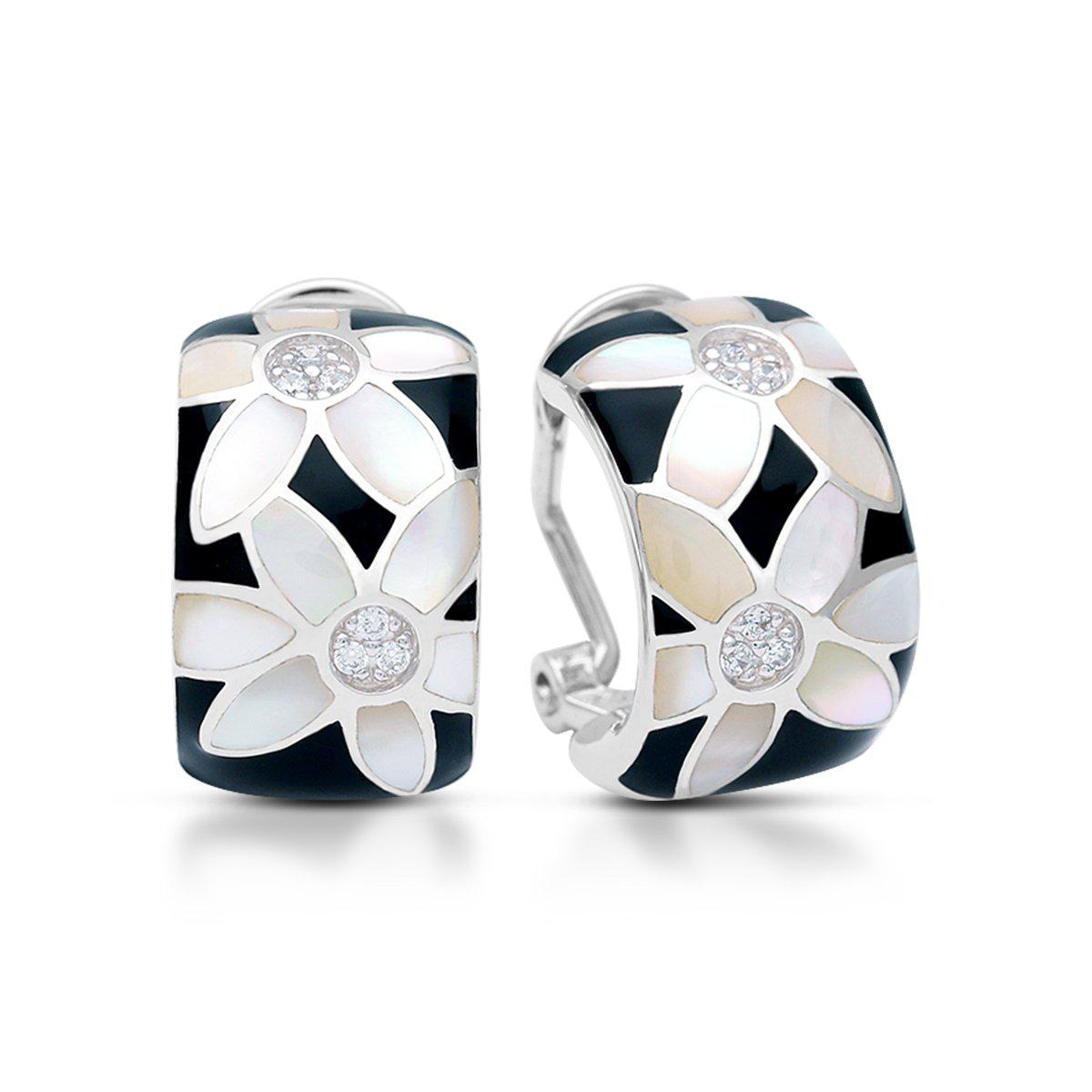 Sterling Silver Moonflower Earrings